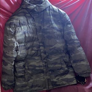 New Men water resistant puff coat